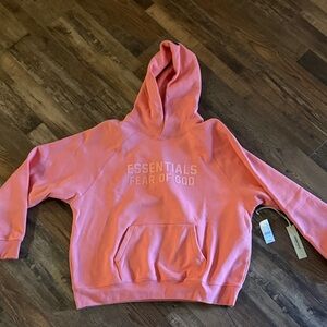 Essentials Fear of God Pink Hoodie (L)